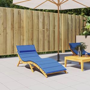VidaXL Ligbedkussen 180x60x3 cm oxford stof koningsblauw