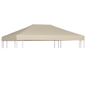 VidaXL Prieeldak 310 g/m² 4x3 m beige