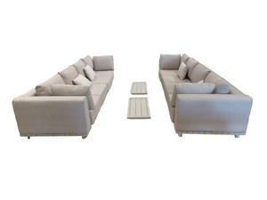 Yoi Vallon loungeset salix 360x100 cm inclusief flax beige kussens AW - 