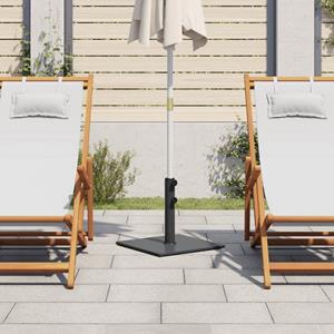 vidaXL Parasolvoet voor stokken van Ø32/38/48 mm 17 kg vierkant