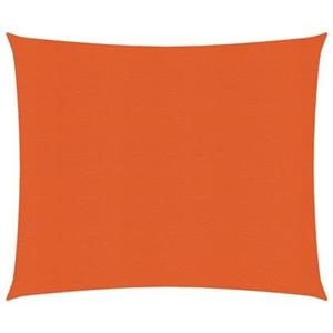 VidaXL Zonnezeil 160 g|m² 2,5x3 m HDPE oranje