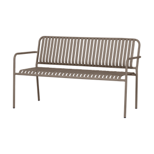 Lisomme Zahra metalen tuinbank bruin