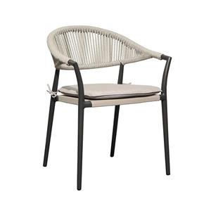 OWN Casino Diningstoel Ash grey/Antraciet - 