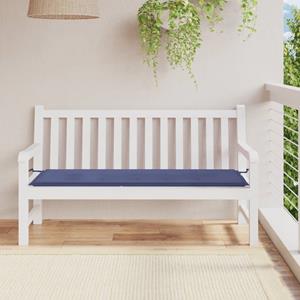 VidaXL Tuinbankkussen 150x50x3 cm oxford stof marineblauw