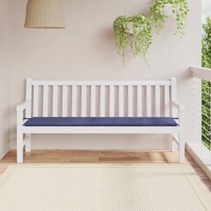 VidaXL Tuinbankkussen 180x50x3 cm oxford stof marineblauw