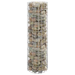 VidaXL Gabion paal rond Ø30x100 cm gegalvaniseerd staal
