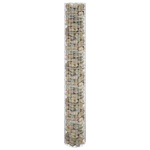 VidaXL Gabion paal rond Ø30x200 cm gegalvaniseerd staal