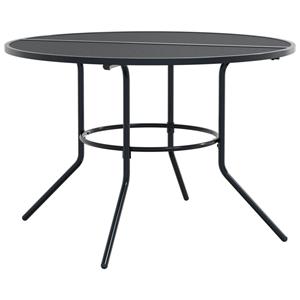 vidaXL 5-delige Tuinset stapelbaar gepoedercoat staal antracietkleur