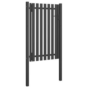 vidaXL Poort 1x2 m staal antraciet