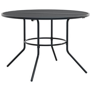 vidaXL 5-delige Tuinset stapelbaar gepoedercoat staal antracietkleur