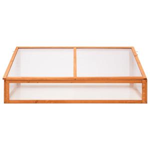 vidaXL Broeikas 110x58,5x39 cm vurenhout oranje