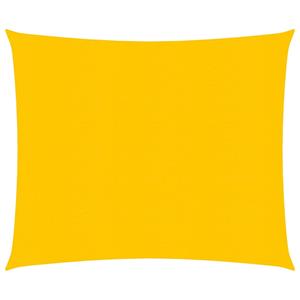 VidaXL Zonnezeil 160 g/m² 2,5x3 m HDPE geel