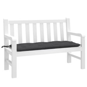 VidaXL Tuinbankkussen 120x50x7 cm stof gemêleerd antracietkleurig
