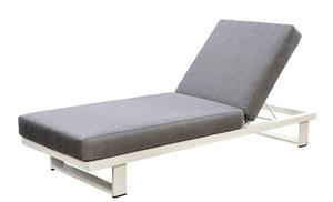 Yoi Kazoku lounger alu white/mixed grey - 