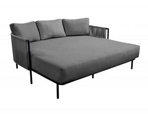 Yoi Umi daybed alu black/rope grey - 