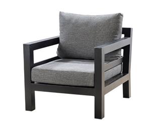 Yoi Midori lounge chair alu black/panther black - 