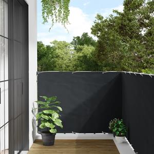 VidaXL Tuinscherm 300x120 cm PVC antracietkleurig