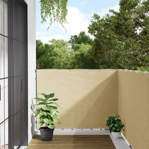 VidaXL Tuinscherm 800x120 cm PVC crèmekleurig