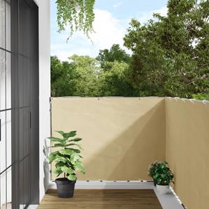 VidaXL Tuinscherm 1000x120 cm PVC crèmekleurig
