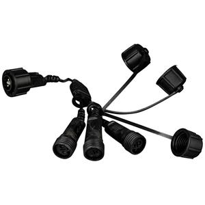 Konstsmide 4751-007 Verdeelkabel Zwart