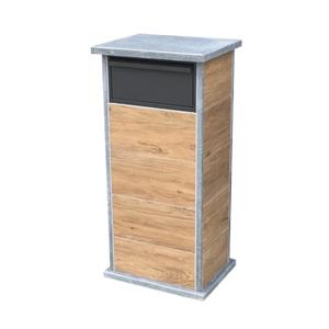 VASP Brievenbus Palma Parcel Woodlook Pakket Belgische Blauwe Hardsteen