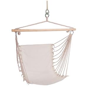 Merkloos Hangstoel/hangende stoel beige 100 x 60 cm -