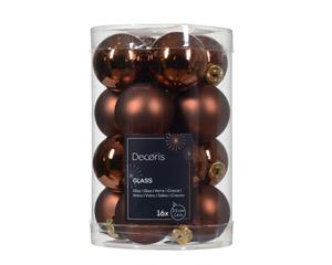 Kerstbal gls d3.5 cm esprss ass 16st kerst - 