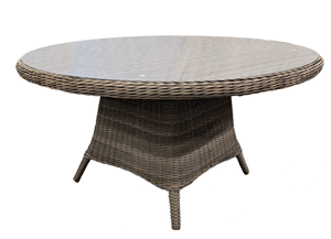 Ferro Tafel 150cm incl. Lazy Susan Wicker HM36 (LZ apart verpakt) - 