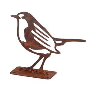 Esschert Design Roest Roodborst Metaal