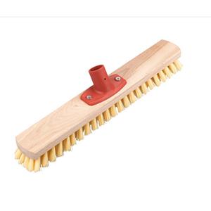 Buemag Schrobber - cm - hout - geel - schrobborstel - schoonmaakborstel -