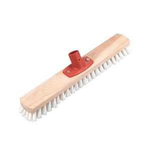 Buemag Schrobber - cm - hout - wit - schrobborstel - schoonmaakborstel -