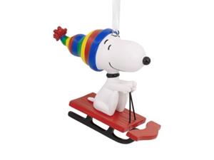 Hallmark Kerstornament snoopy sled - 