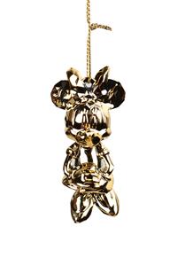 Disney 3D Ornament Acryl Minnie Chrome Gold Acrylic 3x4x7 cm kerstornament - 