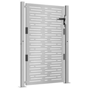 vidaXL Poort vierkant 105x155 cm cortenstaal