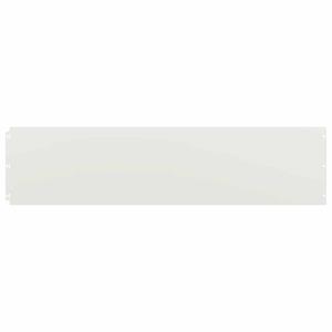 vidaXL Gazonranden 20 st 25x103 cm koudgewalst staal wit
