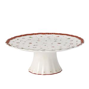 Villeroy & Boch Servierplatte Toy's Delight Kuchenplatte auf Fuss 28 cm, (0)