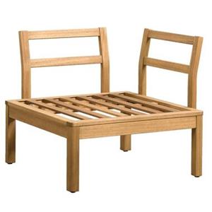 Le Sud Hoekfauteuil Orleàns - eucalyptushout - 78x78x65 cm