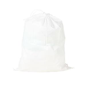 Pro Garden Progarden Tuinafvalzak - set van 4x - wit - 220 liter - met afsluitkoord - bladeren opruimen -
