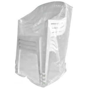 Sunnydays Afdekhoes/beschermhoes voor tuinstoelen - transparant - 66 x 150 cm -