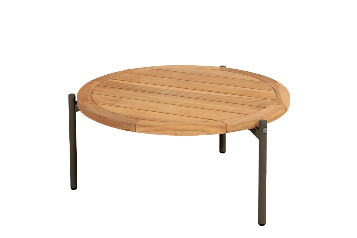 4 Seasons Outdoor Yoga lounge tuintafel 73xH35 cm aluminium terre 