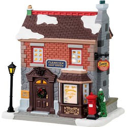 Clearview Post Office 16x22x27 cm Kersthuisje - 