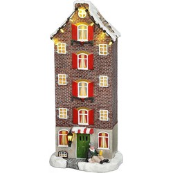 Luville Canal house facade battery operated l12,5xb8,5xh28,5cm - 