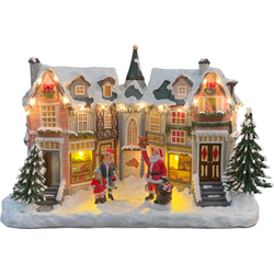 Oosterik home Kerstman Met Teddybeer - 