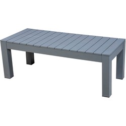 Yoi Midori sportbench 116x50x42 cm aluminium dark grey - 