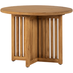 Max luuk Chester bijzettafel dia. 60x46,5 cm original teak - 