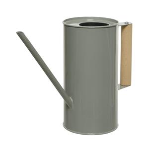 Decoris Gieter voor binnen/buiten - antraciet grijs - zink - 1,3 liter -
