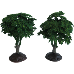 Oosterik home Bomen Donkergroen 2 stuks - 