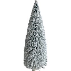 Oosterik home Besneeuwde Dennenboom H 23 cm - 