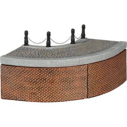 Quays bend curve 3 stuks l19xb19xh11,5cm - 
