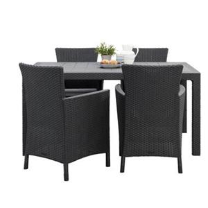 Allibert Keter Iowa Melody tuinset - grijs - 5-delig